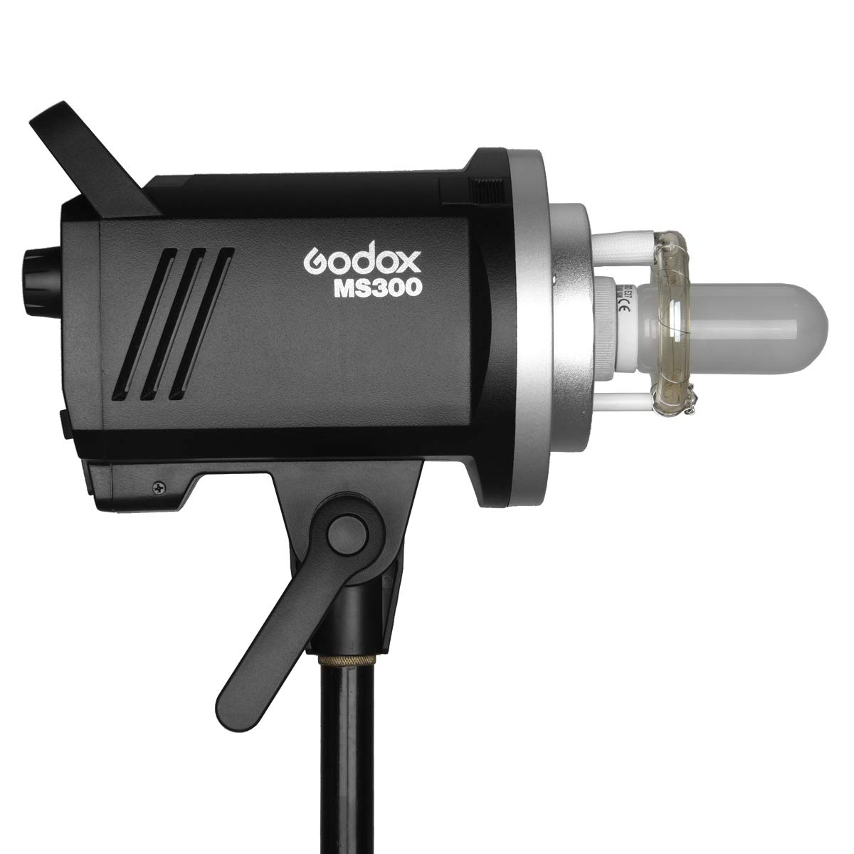 Godox MS300 300WS GN58 Flash Studio Strobe Monolight with Bowens Mount,Built-in Godox 2.4G Wireless System,0.1～1.8S Recycle time, Anti-Preflash, 1/32 to 1/1 Power Output,150W Modeling Lamp