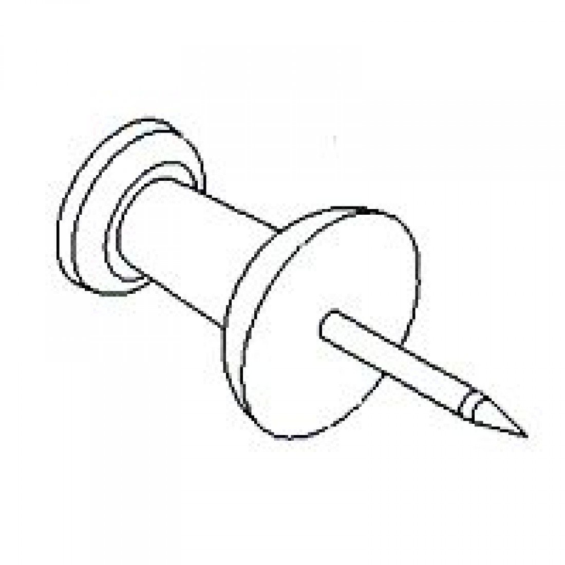 Mintcraft Ph 122262 Clear Push Pins Amazon In Home Improvement