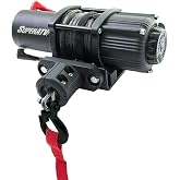 SuperATV 3500 LB Black Ops Winch Kit | 3500 Lb. Winch with Synthetic Rope, Waterproof Solenoid and Seals, 1.2 HP Motor, Aramid Fiber