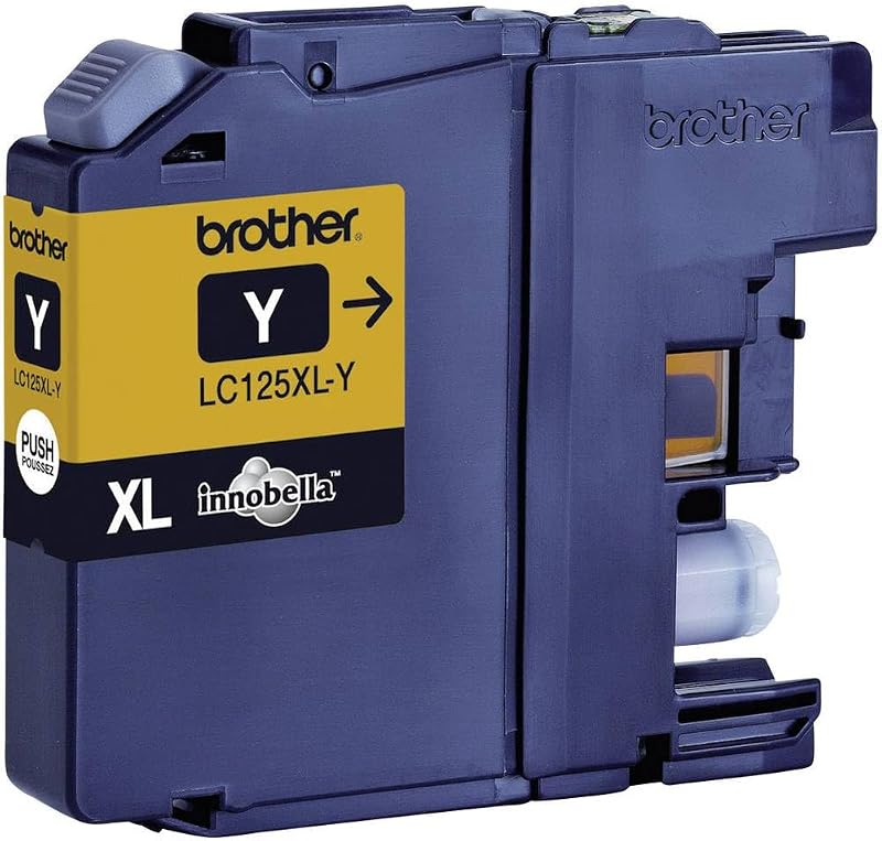 Brother LC125XLY Yellow Ink Cartridge High Yield Genuine Supplies