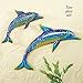 Glass Beach Dolphin Wall Art - Set of 2