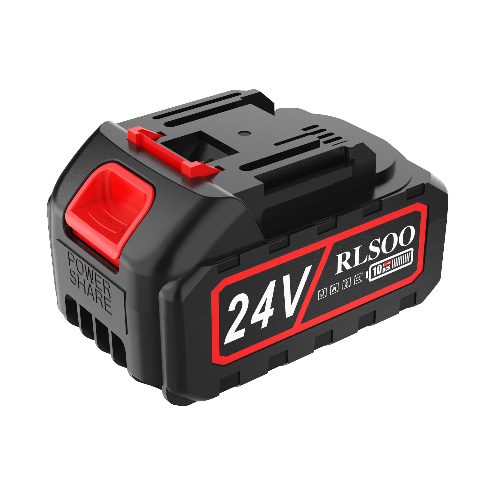 Photo 1 of RLSOO Mini Chainsaw 6 Inch Big Battery Powered Replacement, 24V 3000 MAH Rechargeable Battery, Replacement Battery for 6-Inch Mini Electric Chain Saw