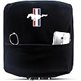 Premium Console Armrest Cover for Mustang Tribar Models (Jump Seat) – Soft, Machine Washable Console Lid Protector – Easy to Install, Plush & Durable – Black