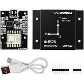 Yahboom IMU Sensor Module High-Precision Gyroscope +Accelerometer+ Magnetometer with Kalman Filter + Barometer 10-Axis AHRS Attitude Sensor Serial Port (10-Axis IMU Module with case)