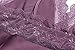BellisMira Women’s Satin Lace Full Slip Chemise Silk Nightgown Sleepwear Violet, XL