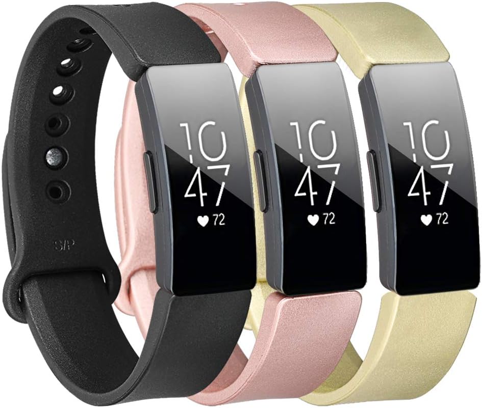 SZBAMI for Fitbit Inspire HR Bands/Fitbit Inspire Band Sports Waterproof Wristbands Strap for Fitbit Inspire HR Fitness Tracker Women Man