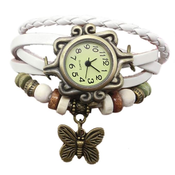 Zesta Fancy Bracelet Analogue Watch for Women and Ladies (White)