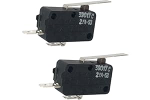 LONYE 6600JB3001E Refrigerator Dispenser Switch Replacement for LG Refrigerator SZM-V16-2FA-53 16A 125/250VAC(Normally Open)(Pack of 2)