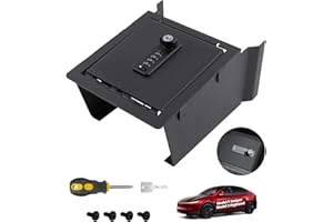 cybtkcar for Tesla Center Console Safe Organizer with 4-digit Lock Model Y Juniper Model 3 Highland Accessories 2025 2026 No 