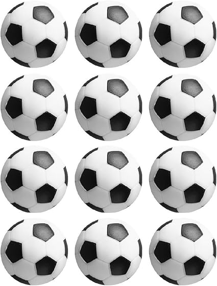 Amazon Com Foosball Balls Pack Of 12 Foosball Accessories Sports Outdoors