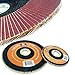 20 New 4.5" 60 Grit Flat Flap Disc Neiko Aluminum Oxide Grinding Sanding Wheels