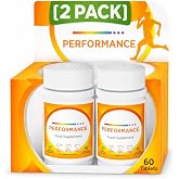 Centrrum Performance Multivitamin &amp; Mineral Tablets 60 Count Including Vitamin C, D, and Iron (Pack of 2)