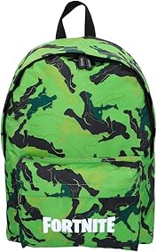 Fortnite - Mochila Camuflaje verde 31 x 43 cm (77082) 