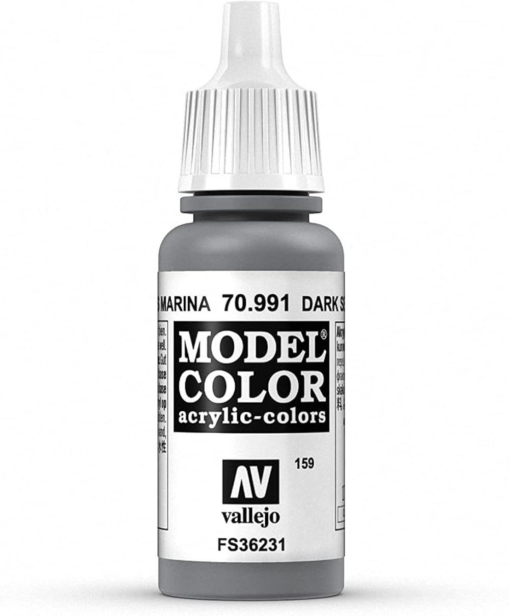 Vallejo Model Color Dark Sea Grey 17 ml Acrylic Paint - Waterbased