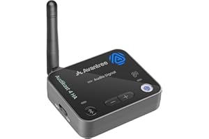 Avantree Audikast 4HA – Auracast TV Transmitter & Streamer for Selected Auracast Audio Devices, Personal TV Listening at Your