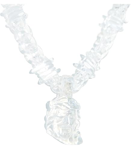 Everything from Everywhere Clear Acrylic Cross Pendant Necklace