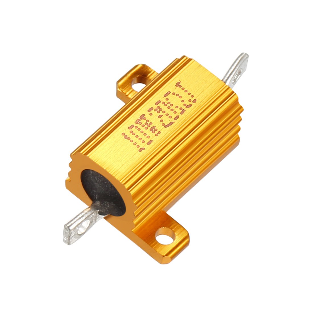 sourcingmap Aluminum Case Resistor 10W 20 Ohm Wirewound for LED Converter with Rod Post 10W20RJ