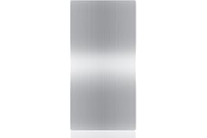 Isohit 32 x 16 Inch Stainless Steel Hand Dryer Wall Splash Guard Metal Wall Panels Backsplash Protector with Ultra Strength Adhesive for Bathroom, Kitchen, Restroom