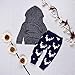 2PCs Baby Deer Print Hoodies with Pocket Top + Striped Long Pants Autumn Outfit Set