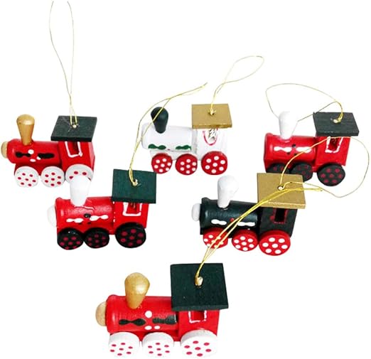 outdoor wooden train