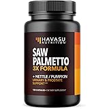 Saw Palmetto Supplement | Potent 3X Formula with Stinging Nettle + Pumpkin Seed Extract | DHT Blocker Urinary Health & Prosta