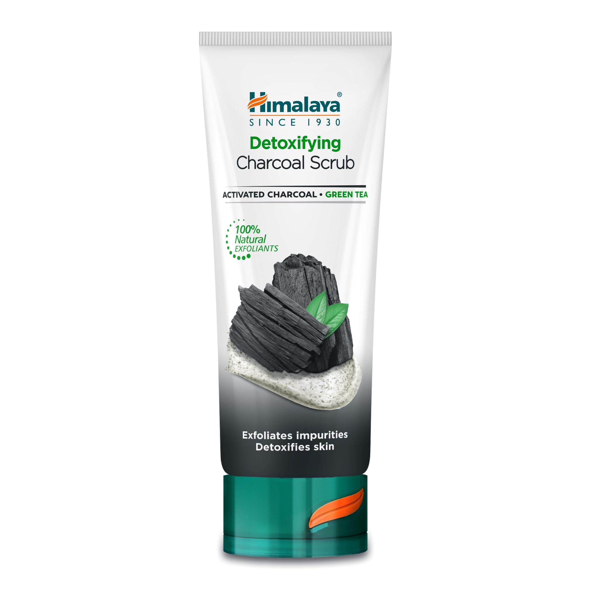 Himalaya Detoxifying Charcoal Face Scrub with Activated Charcoal and Green Tea- 75 ml