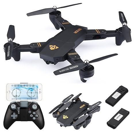 Virhuck Faltbare RC Quadcopter Visuo WiFi FPV 720 P Kamera/120 ° Weitwinkel Kamera trajektory Flug Quadcopter Weihnachten-Ges