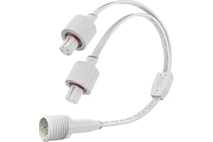 Y-Splitter Extension Cable for Govee Permanent Outdoor Lights Pro 2 and Elite, IP68 Waterproof Y-Connector Splitter Compatibl