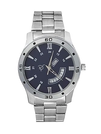 Rico Sordi Mens Blue dial & Silver Strap Metal Watch