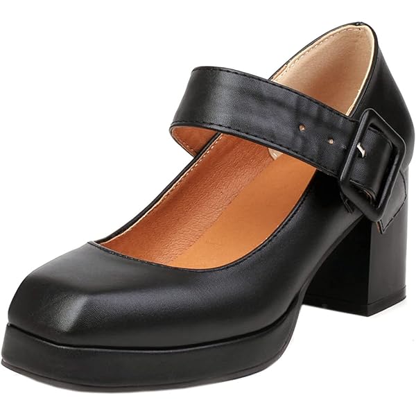 Amazon.com | mikarka Women's Ankle Strap Mary Jane Shoes