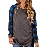 Vanvler Women Blouses,Ladies Long Sleeve Sweatshirt Pullover Tops Print Shirt Plus Size