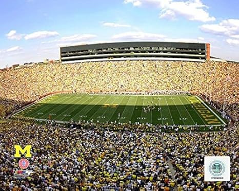 Amazon ミシガンスタジアムuniversity Of Michigan Wolverines 09フォト印刷 11 X 14 Pfsaalp アートフレーム ポスター オンライン通販