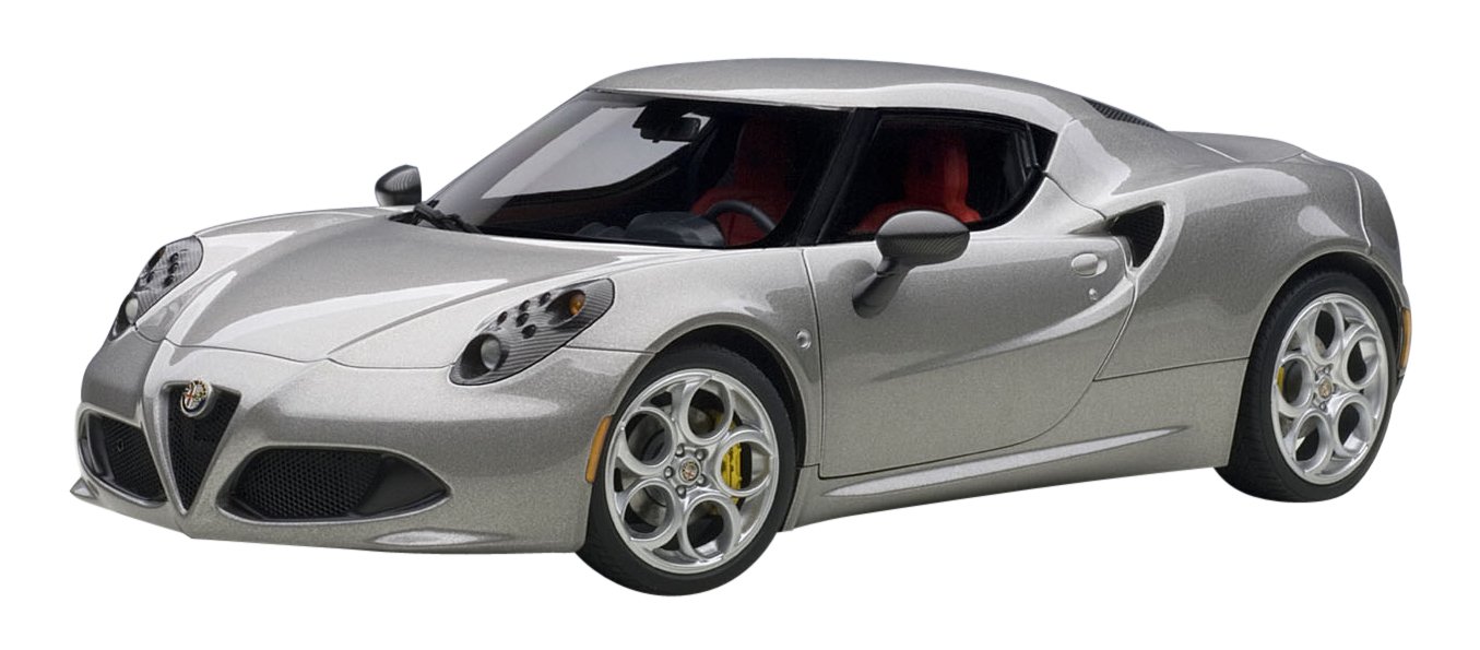 AUTOart 1/18 composite model Alfa Romeo 4C (metallic gray)
