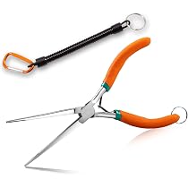 SPEEDWOX Mini Needle Nose Pliers Smooth Flat Jaws With Spring Craft Beading Jewelry Making Chrome Vanadium Steel 5 Inch For Father Dad Daddy Papa