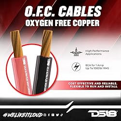 DS18 8 Gauge OFC Ultra Flex Power & Ground Wire Kit