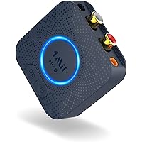 1Mii Bluetooth 5.3 Receiver for Home Stereo, aptX HD Bluetooth Audio Adapter for Music Streaming Sound System, 3.5mm AUX RCA,