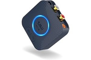 1Mii Bluetooth 5.3 Receiver for Home Stereo, aptX HD Bluetooth Audio Adapter for Music Streaming Sound System, 3.5mm AUX RCA,