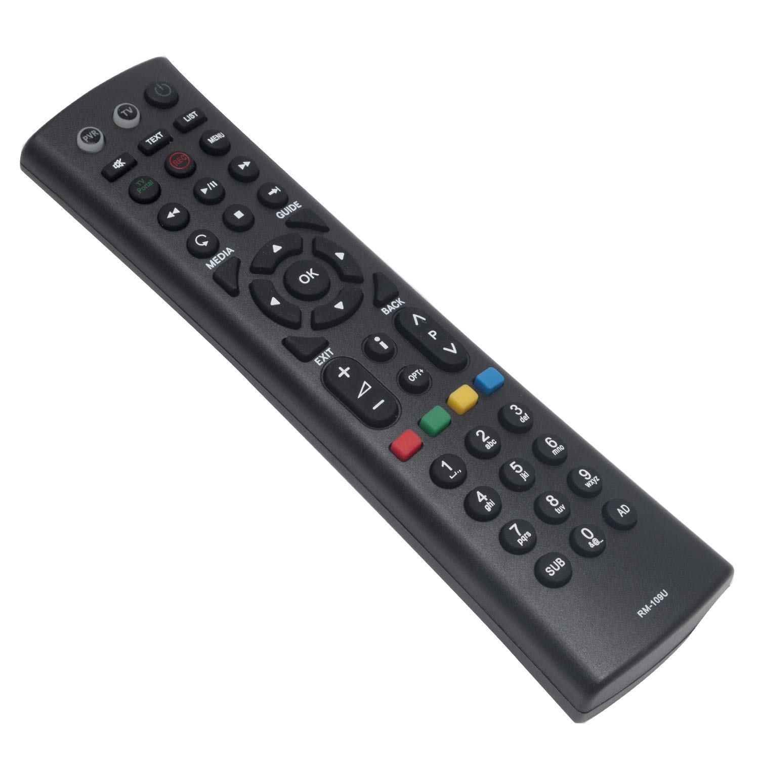 VINABTY RM-109U Remote Control Replacement for Humax Freeview HD Digital TV Recorder RM-I09U HDR-2000T HDR2000T HDR-1800T HDR1800T HDR1000 HDR-1000 HDR-1100 HDR1100 Remote Controller