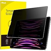 JETech Privacy Screen Protector for iPad Pro 12.9-Inch (6th/5th/4th/3rd Generation, 2022/2021/2020/2018), Anti-Spy Tempered Glass Film, 1 Pack