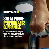 SPORTTAPE Zinc Oxide Finger Tape White 1.25cm x 10m Box of 24 Rolls view 3