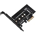 SIIG M.2 NGFF SSD (M Key) to PCIe 3.0 x4 Card Adapter For 2230, 2242,2260, 2280 M.2 PCIe Host Controller Expansion Card SSDs NVMe or AHCI (SC-M20014-S1)