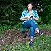 GCI Outdoor Quick-E-Seat Folding Tripod Field Chair with Backrest