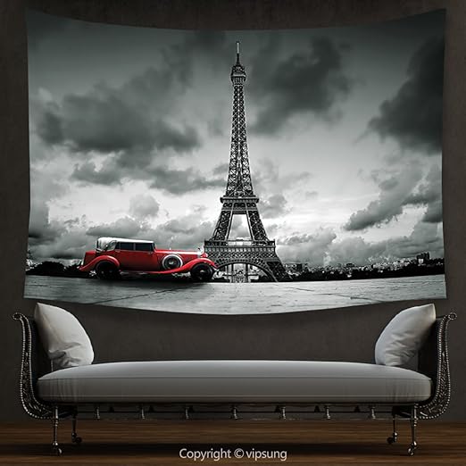 Casa Decor Tapiz De La Torre Eiffel Decoracion Artistica Mago De