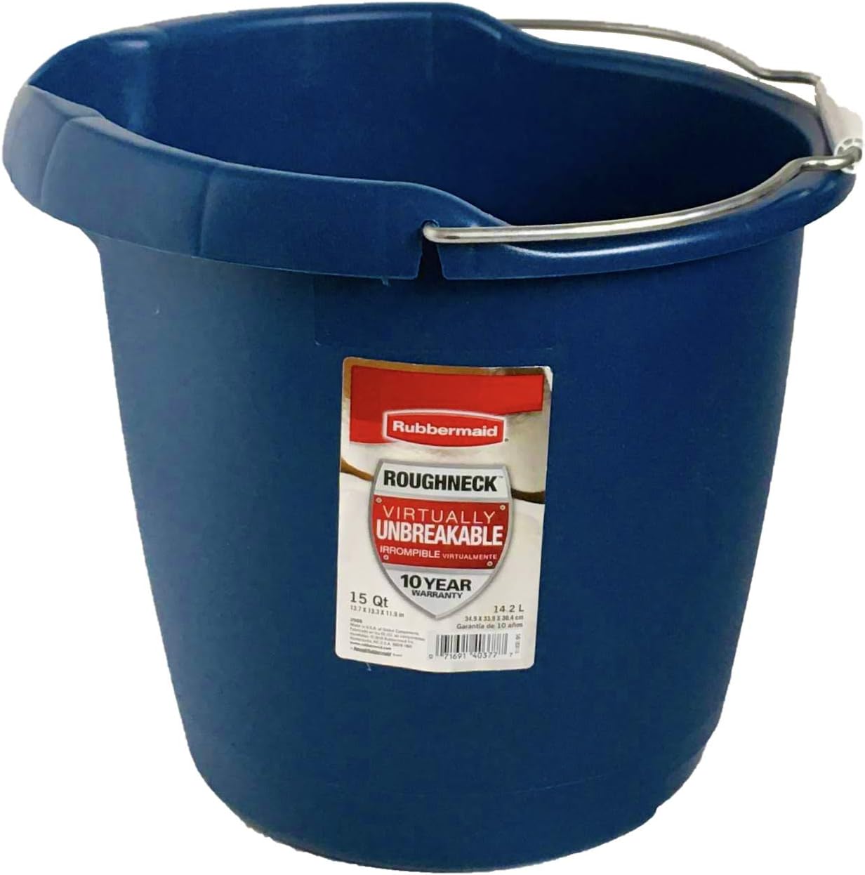 Rubbermaid Roughneck Heavy-Duty Utility Bucket, 15-Quart, Bisque: Home & Kitchen