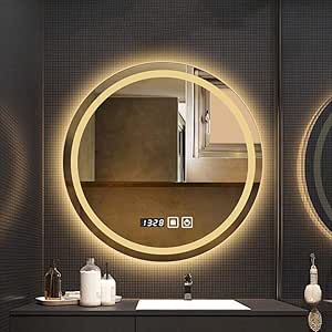 SLRMKK Espejo de baño LED Iluminado, Espejo de Maquillaje de Afeitado