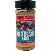 Andy Roo's Salt-Free Red Bean Creole Seasoning, 4 Ounce Shaker (No MSG Blend)
