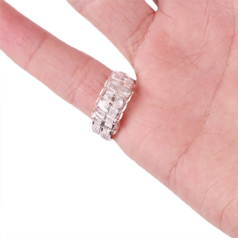 Ring Size Adjuster for Loose Rings with Jewelry Polishing Cloth Set of 30 Transparent Ring Gaurd Ring Spacer