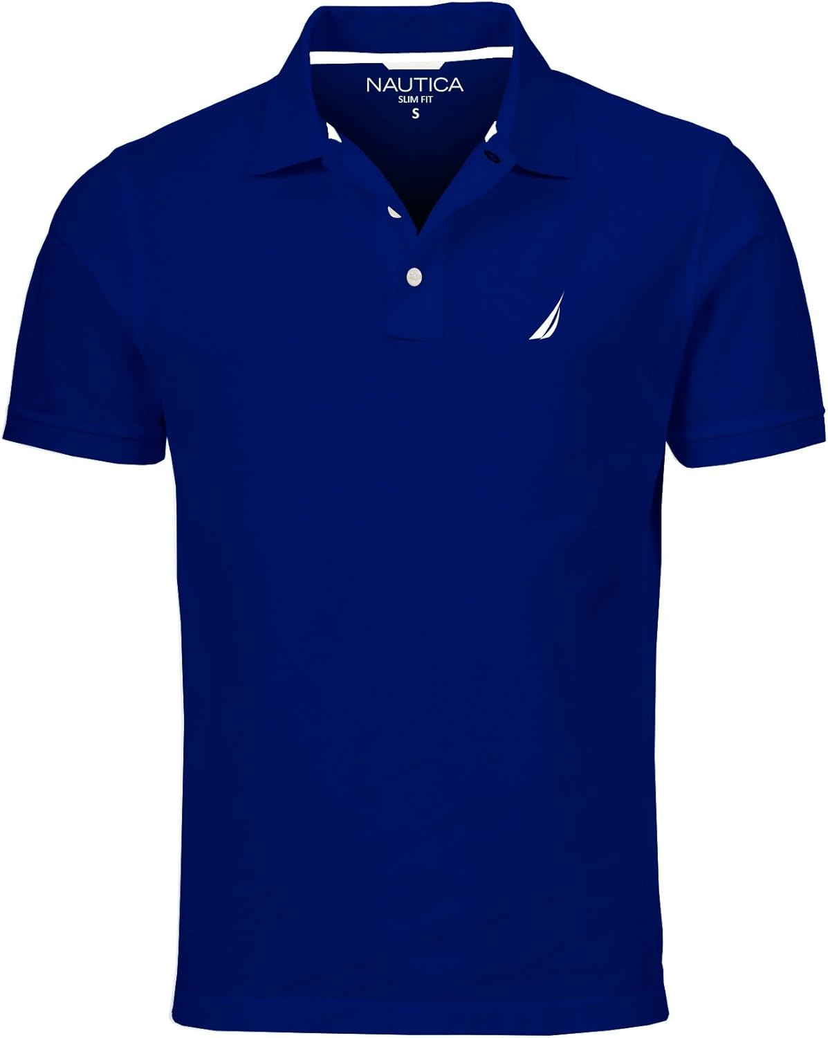 Nautica Men's Mesh Polo Shirt Slim Fit (XXLarge, Royal Blue) Amazon