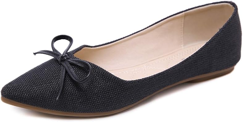 classic black flats