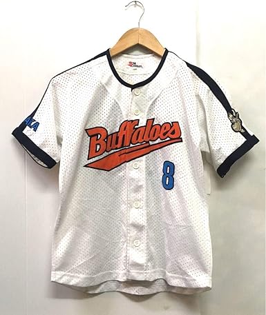 Amazon Co Jp 大阪 近鉄バファローズ 磯部公一 レプリカ ユニフォーム 当時物 ホーム Sサイズ ホビー 通販